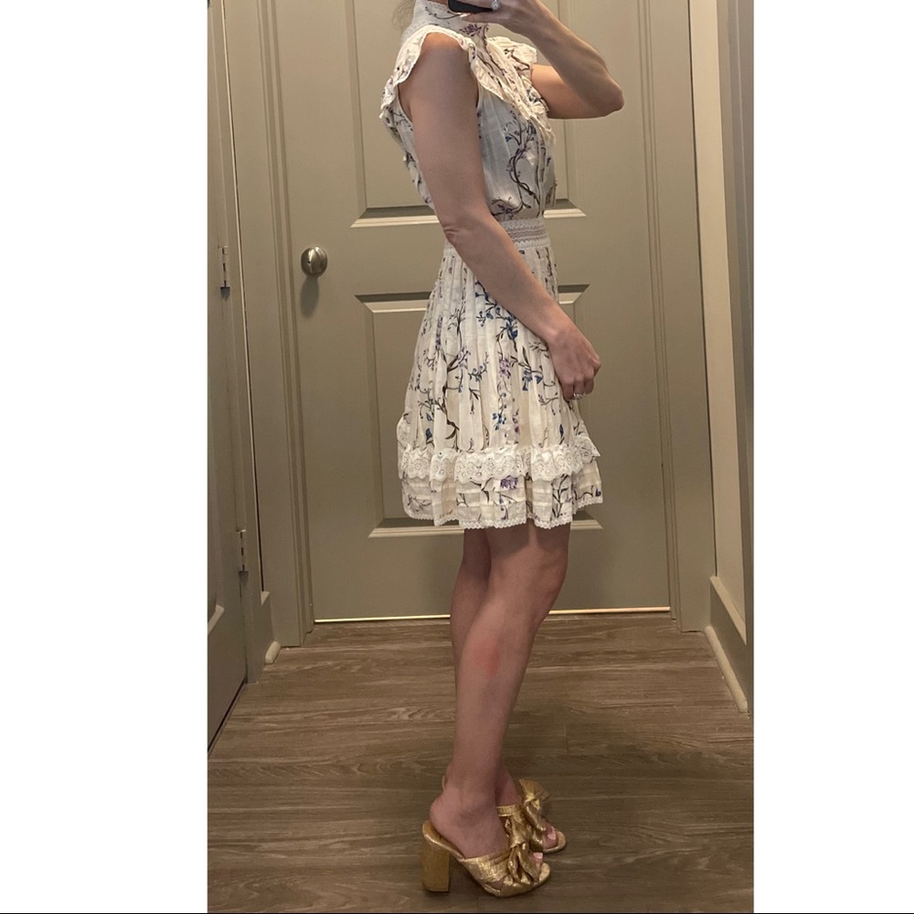👗SOLD!!👗Zimmermann floral print high neck dress size 0 - Picture 2 of 13